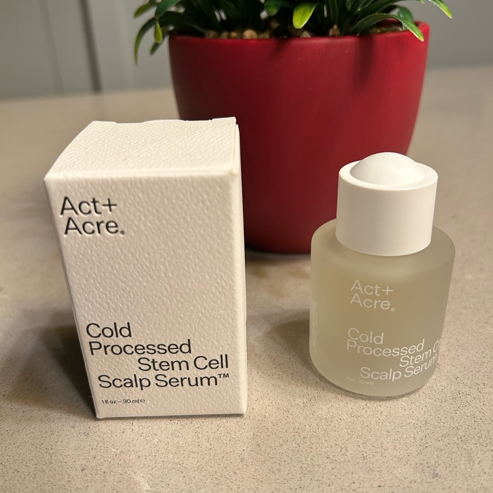NWT Act+Acre Cold Processed Stem Cell Scalp Serum